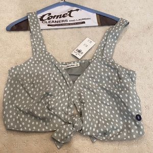 NWT Abercrombie & Fitch crop top